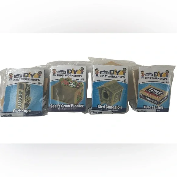 NEW Lowes (4) DIY Kids Workshop Kits - Picture 2 of 11